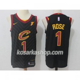 Dres Cleveland Cavaliers Derrick Rose 1 Nike 2017-18 Crna Swingman